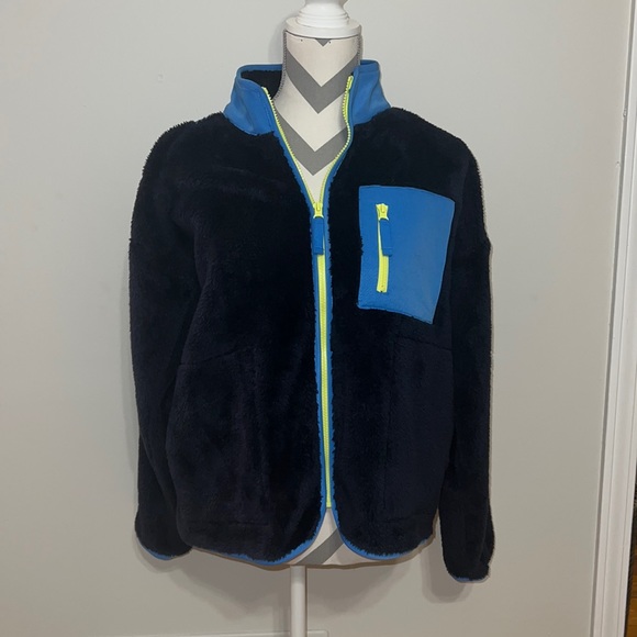 NWT J. Crew Sherpa Full Zip Jacket - Picture 4 of 7